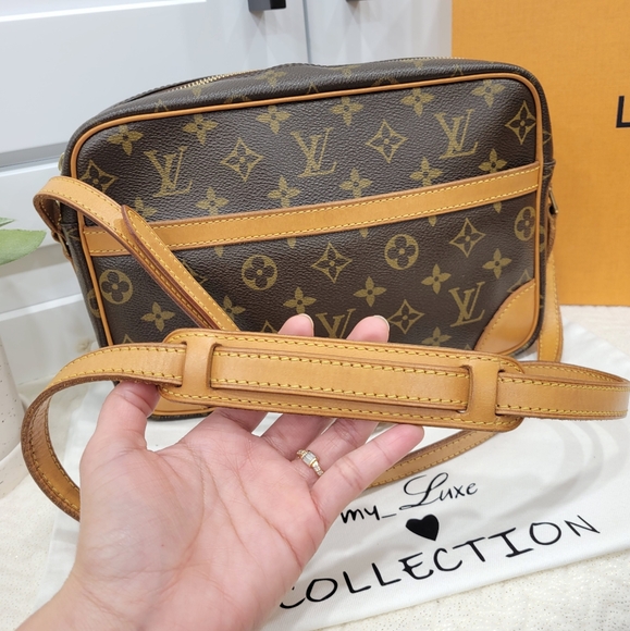💕DISCONTINUED Very Rare Crossbody LOUIS VUITTON Trocadero 27/ MM Monogram - Picture 4 of 16